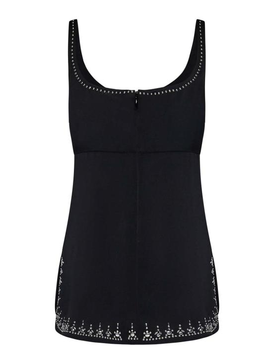  파코라반 민소매 티셔츠 24HCTO005PO0336P001 Black - PACO RABANNE