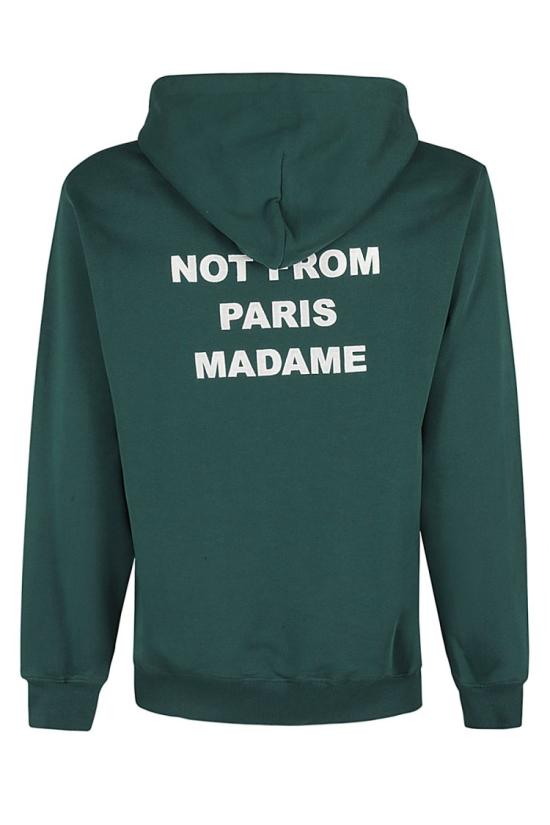  드롤드무슈 후드 티셔츠 PERMHO162CO127 095 Green - DROLE DE MONSIEUR