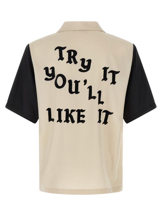 25FW 아미리 반팔 셔츠 AMSTCA1149ALABASTER - AMIRI