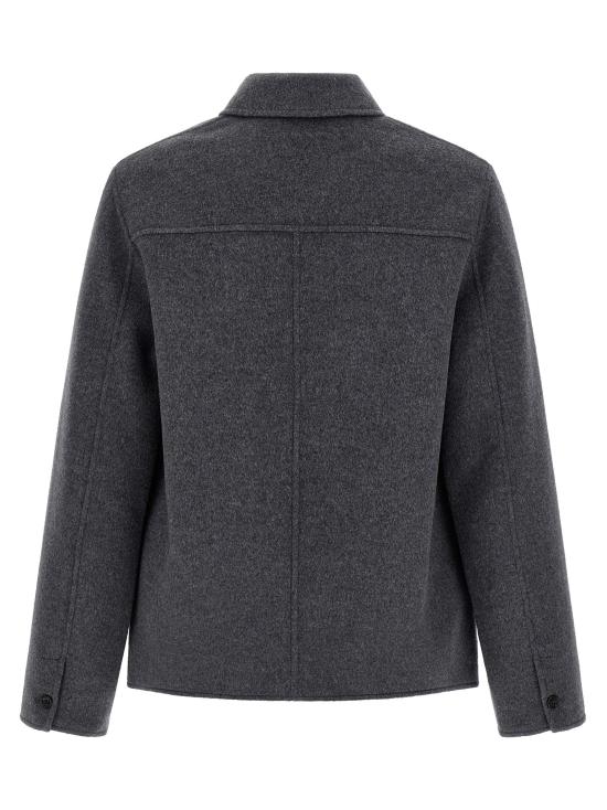 25FW 아미 플란넬 자켓 HJK844WV0022055 - AMI