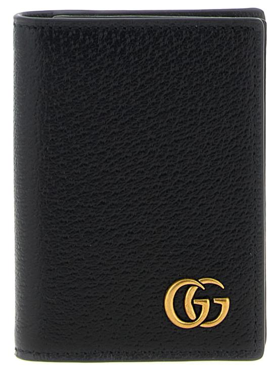 26FW 구찌 GG 마몽 플랩 카드 케이스 428737DJ20T1000 Black
