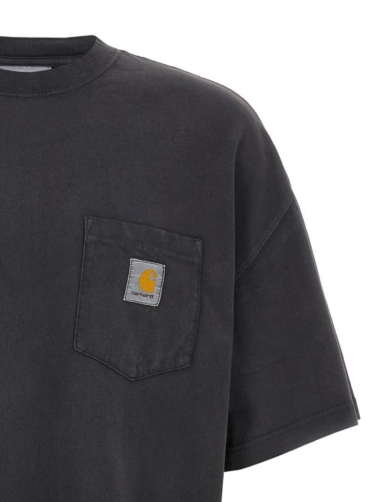 25FW 칼하트 WIP 반팔 티셔츠 I035140895F Black - CARHARTT WIP