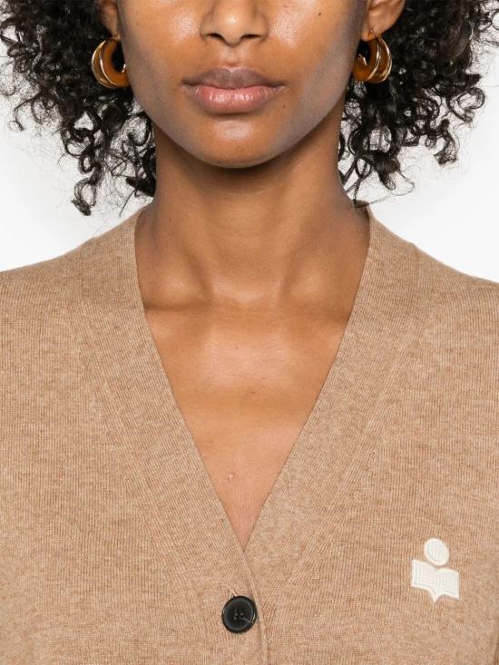 25FW 이자벨마랑에뚜왈 KARINA 카리나 V넥 가디건 CA0104FA C1L17E 50CM CAMEL - ISABEL MARANT ETOILE