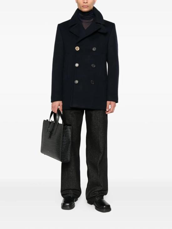25FW 지방시 코트 BM01CU1640 401 DARK BLUE - GIVENCHY