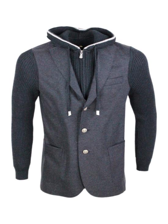 25FW 일레븐티 수트 자켓 L75GIAL08BOTTSL236 15 Grigio antracite