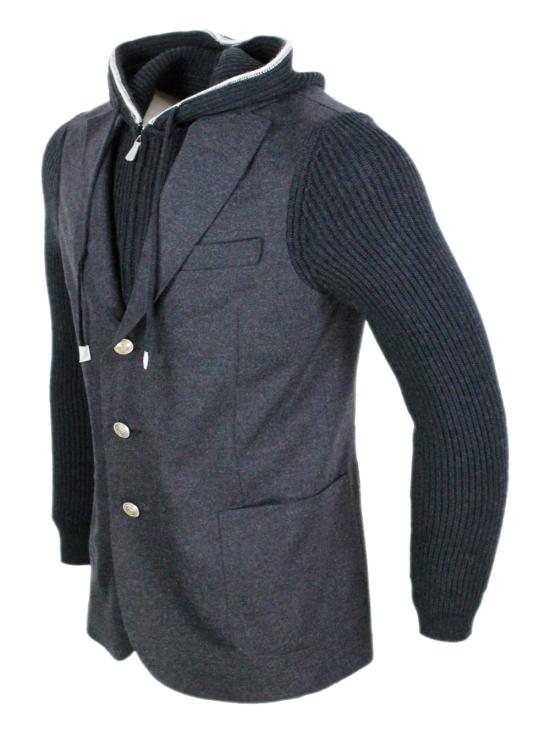 25FW 일레븐티 수트 자켓 L75GIAL08BOTTSL236 15 Grigio antracite - ELEVENTY