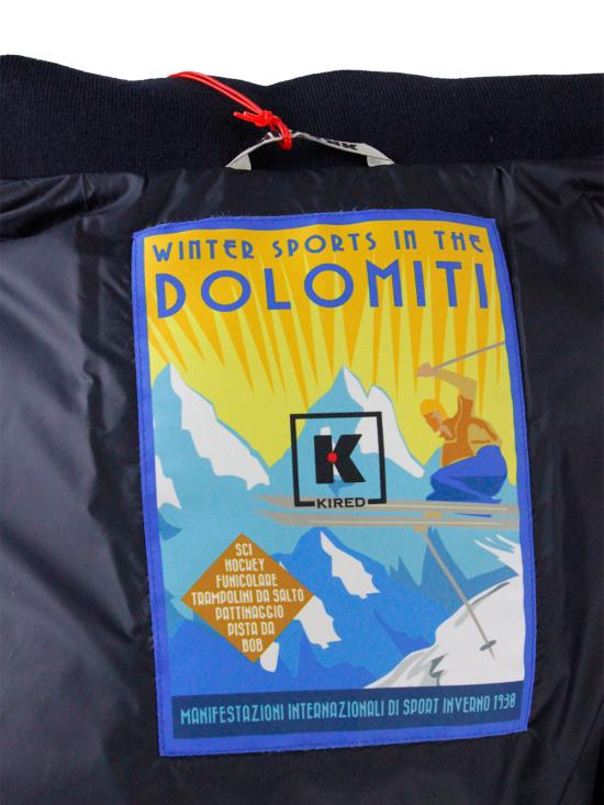 25FW 키레드 숏패딩 WRENO1W820251 04 Blue - KIRED