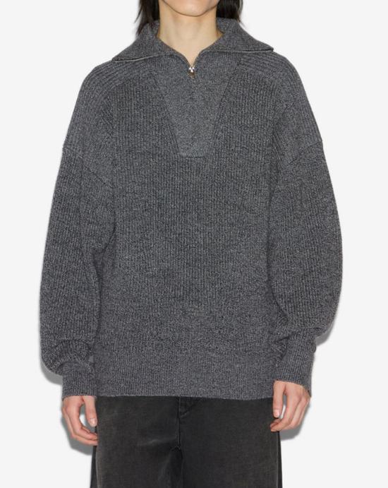 25FW 이자벨마랑 스웨터 PU0080HA A1L79H 02DG Grey - ISABEL MARANT