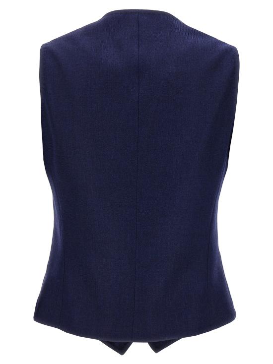  키톤 베스트 D47456K0908B02 Blue - KITON