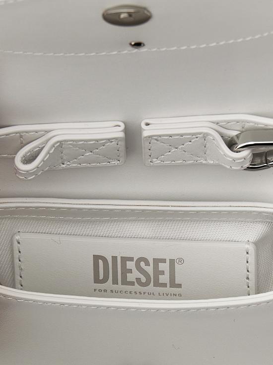 26FW 디젤 1DR 미니백 플라크 X08709PR818T1003 White - DIESEL