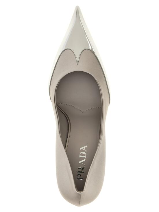25FW 프라다 힐/펌프스 1I968NFA085049F0D32 Silver - PRADA