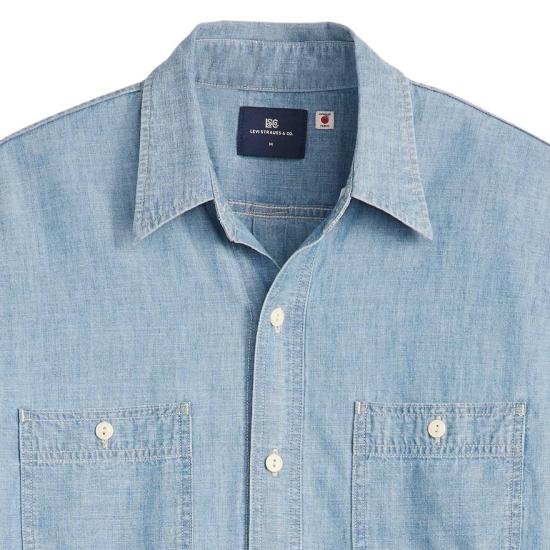 25FW 리바이스 데님 셔츠 001LH0000 LIGHT INDIGO - LEVI'S