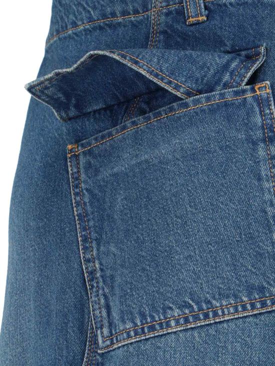 25FW 빅토리아 베컴 미디 스커트 1325DSK006587B WASHED BLUE Blue - VICTORIA BECKHAM