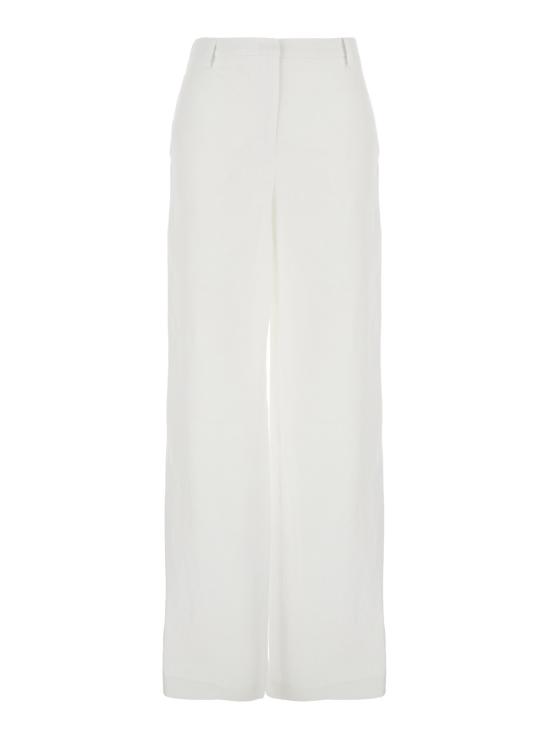 25FW 플레인 스트레이트 팬츠 3437VB4212062 White