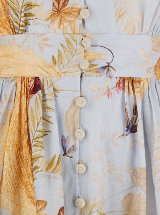 25FW 짐머만 원피스 5147DSS253LBPFL Light blue - ZIMMERMANN