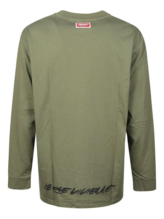 25FW 겐조 보크 플라워 긴팔 티셔츠 FF65TL3514SG50 DOM - KENZO