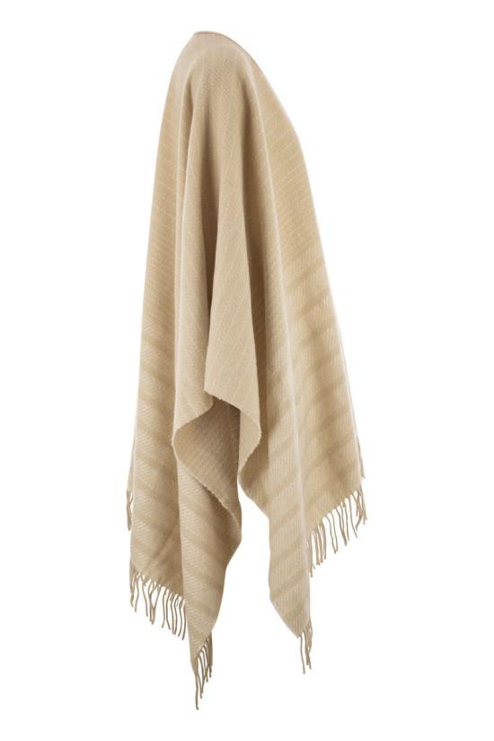 25FW 페세리코 케이프 S31523C0CC655 943 LIGHT BEIGE - PESERICO