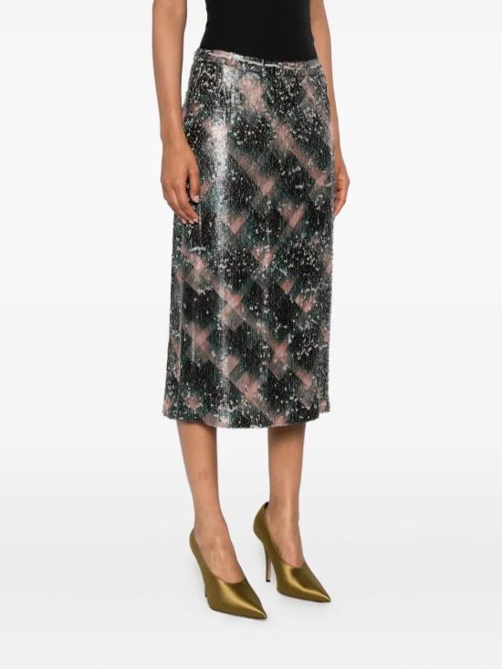 25FW 드리스 반 노튼 미디 스커트 0108712316 605 MULTICOLOUR - DRIES VAN NOTEN