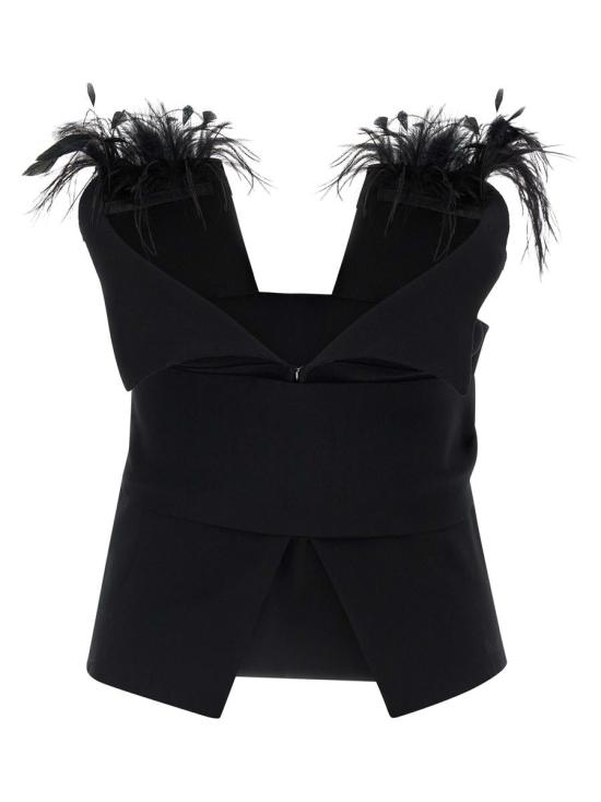 25FW 알베르타 페레티 민소매 티셔츠 A088066000555 Black - ALBERTA FERRETTI