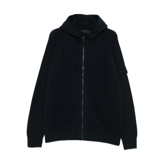 25FW 스톤 아일랜드 후드 티셔츠 155100077 S00FF V0020 Black