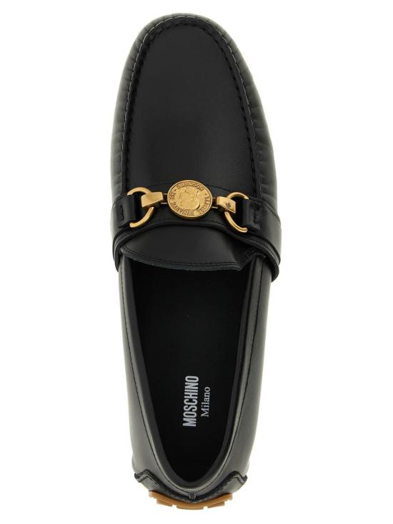25FW 모스키노 로퍼 MB10330G0NGA0000 Black - MOSCHINO