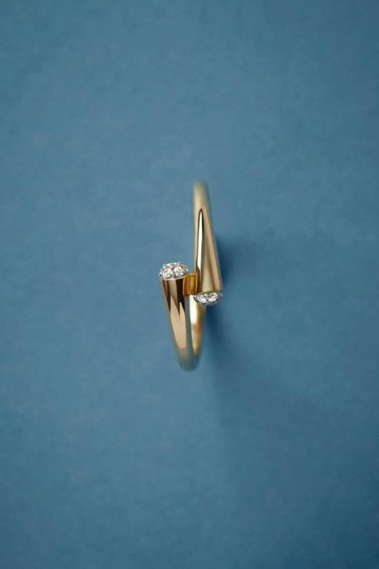  피디파올라 이어링 Pdpaola 카라멜 후프 골드 - PD PAOLA