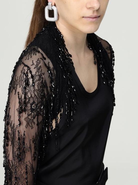 25FW 알베르타 페레티 자켓 33036620 0555 Black - ALBERTA FERRETTI