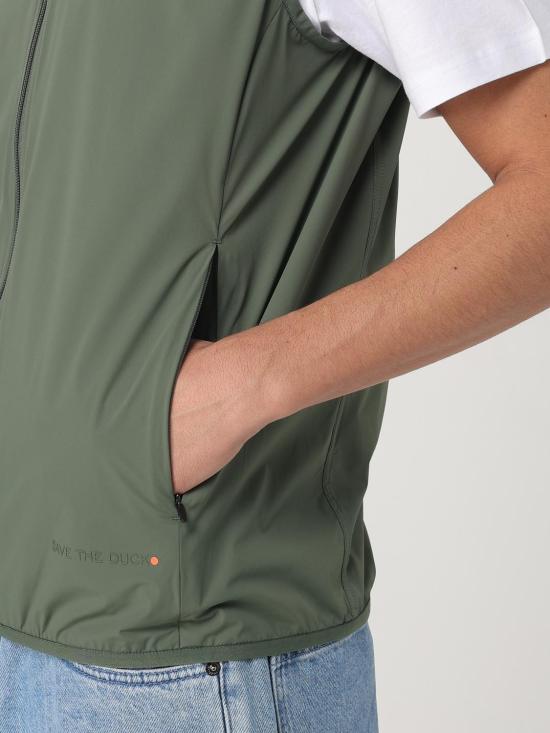 25SS 세이브더덕 베스트 D82206MPOPE20 50028 Green - SAVE THE DUCK