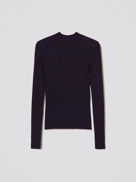 25FW 트윈셋 탑 252TP3243 00006 Black - TWINSET