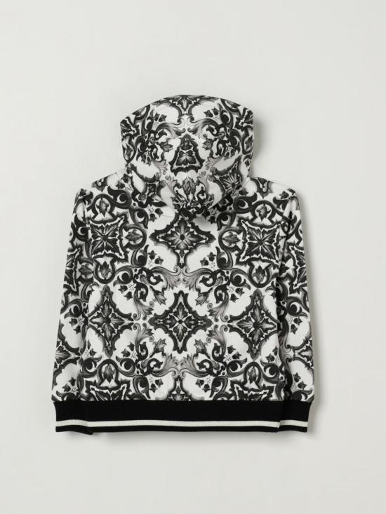 25FW [키즈] 돌체앤가바나 풀오버 L4JWKGII7HR IZ3TN Black - DOLCE & GABBANA