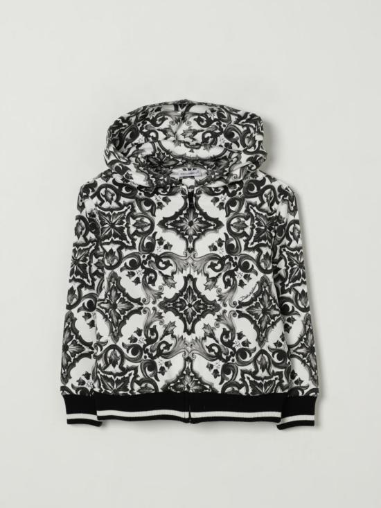 25FW [키즈] 돌체앤가바나 풀오버 L4JWKGII7HR IZ3TN Black