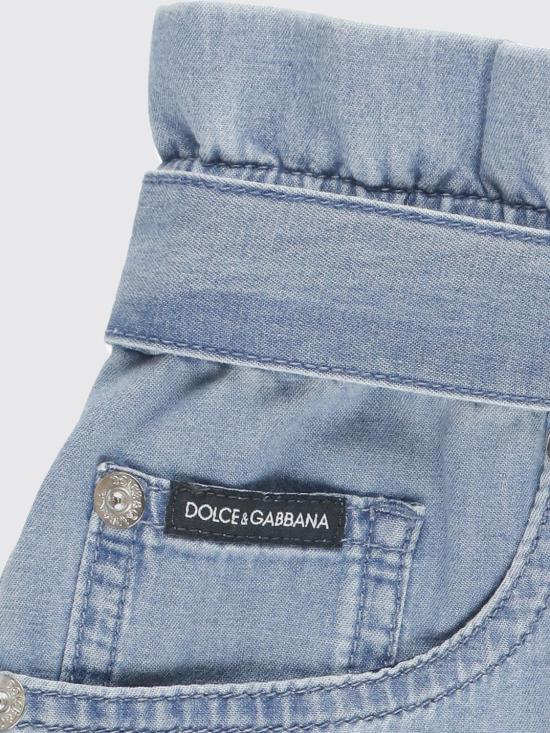 25SS [키즈] 돌체앤가바나 쇼츠/버뮤다 L53Q32LDD07S 9000 Blue - DOLCE & GABBANA