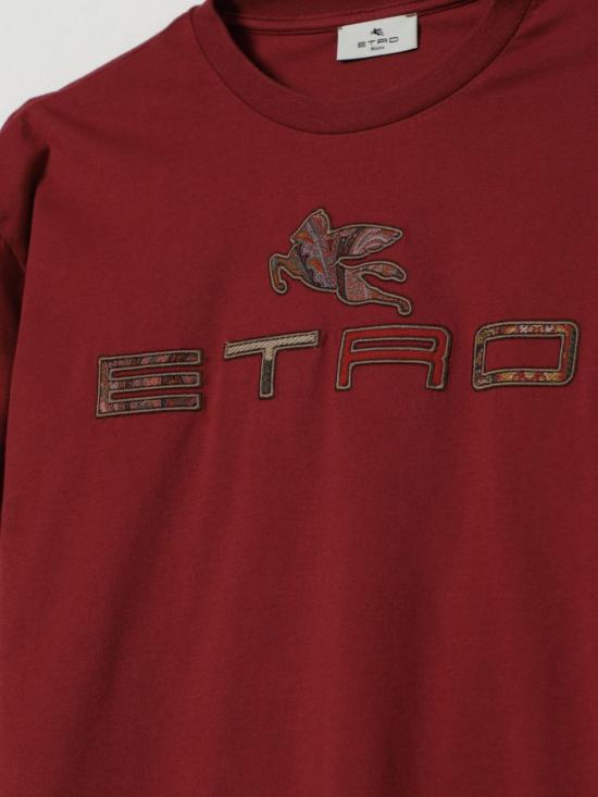 25FW [키즈] 에트로 티셔츠 GX8P21Z2904 416 Brown - ETRO