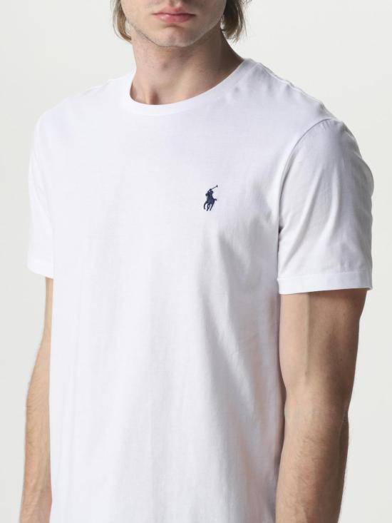 25FW 폴로 랄프로렌 반팔 티셔츠 710680785 003 White - POLO RALPH LAUREN