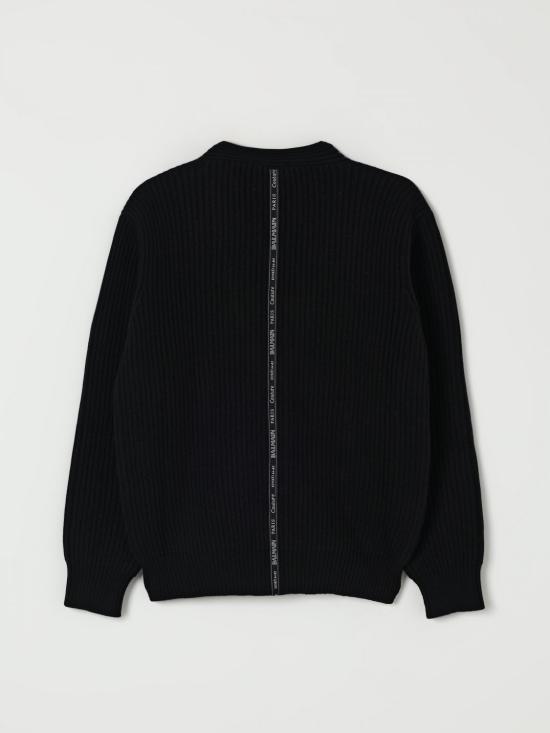 25FW [키즈] 발망 풀오버 BX9P70Z3294 930OR Black - BALMAIN