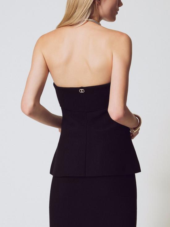 25FW 트윈셋 민소매 티셔츠 252TP3411 00006 Black - TWINSET