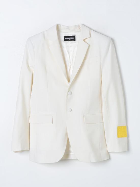 25FW [키즈] 디스퀘어드2 캐주얼 자켓 DQ2227D0A82 DQ100 White