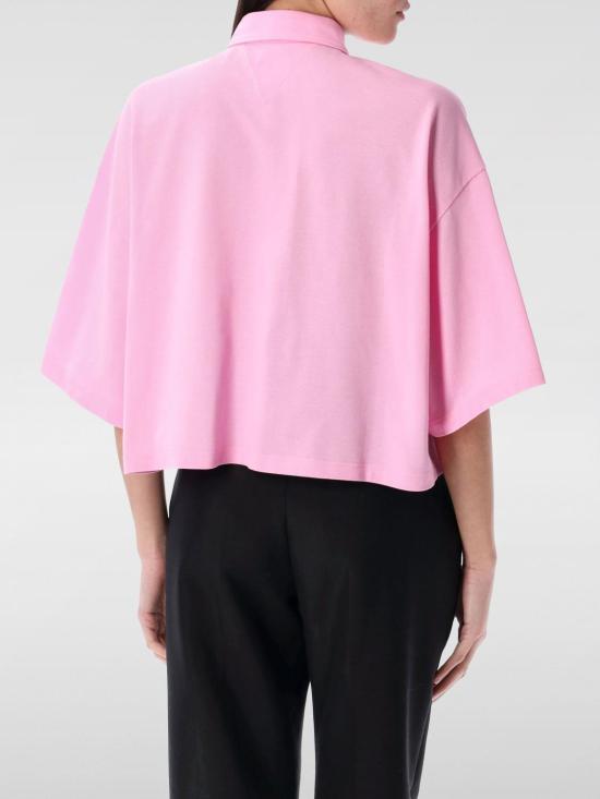 25SS 보테가베네타 폴로 티셔츠 830925V5DJ0 6454 Pink - BOTTEGA VENETA