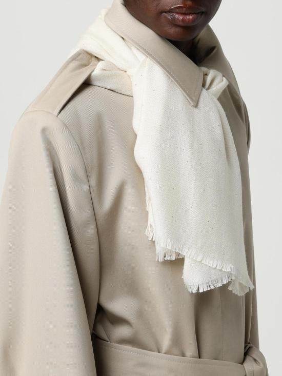 25FW 막스마라 머플러/스카프 2524546121600 001 White - MAX MARA