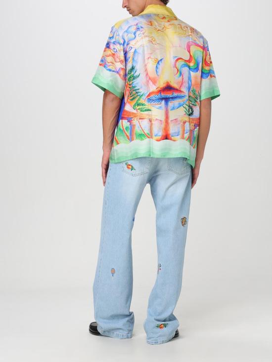 25SS 카사블랑카 반팔 셔츠 UMPS25SH003 04 Multicolor - CASABLANCA