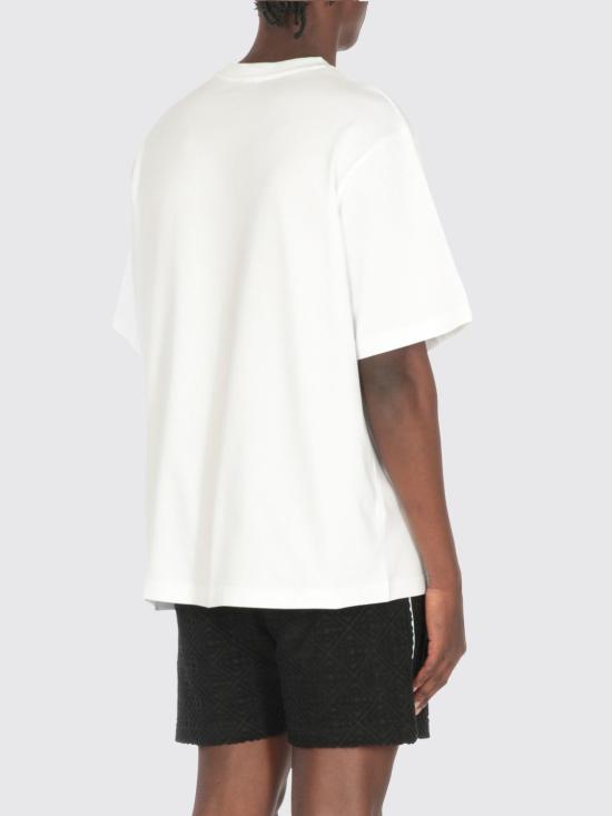 25FW 카사블랑카 반팔 티셔츠 MPF25JTS044 04 White - CASABLANCA