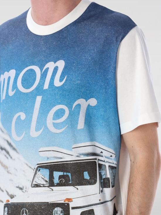 25SS 몽클레어 반팔 티셔츠 K14018C0000389AB9 001 White - MONCLER