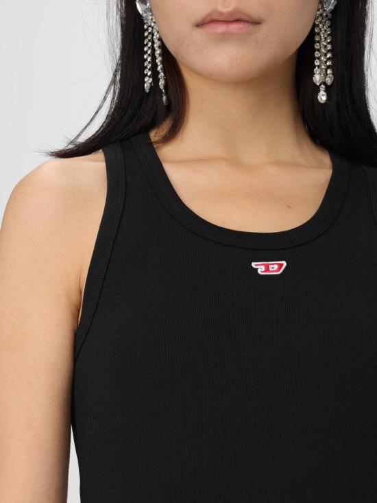 25FW 디젤 민소매 티셔츠 A051040EJAI 9XX Black - DIESEL