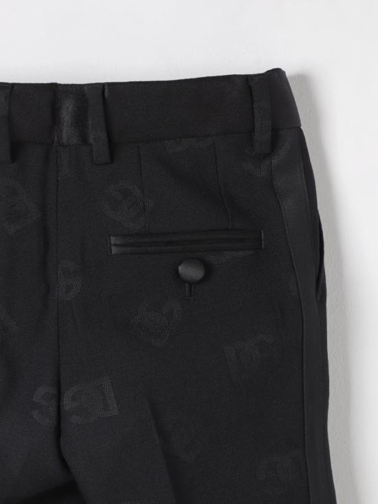 25FW [키즈] 돌체앤가바나 팬츠 L44P04FJBAK N0000 Black - DOLCE & GABBANA