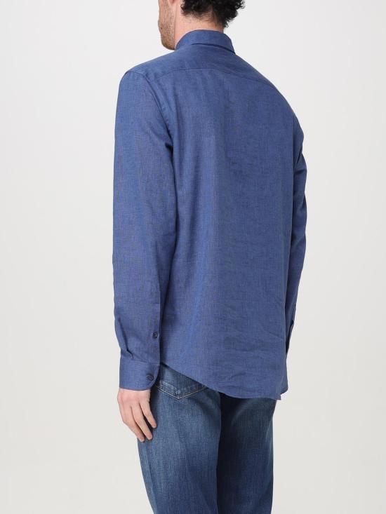 25SS 엠포리오 아르마니 긴팔 셔츠 EM000099TE14112 OB006 Blue - EMPORIO ARMANI