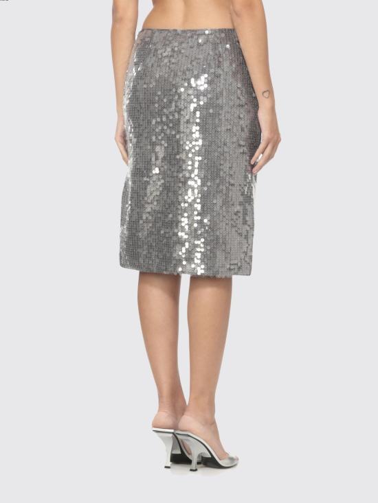 25FW 로테이트 스커트 114346 3059 Grey - ROTATE