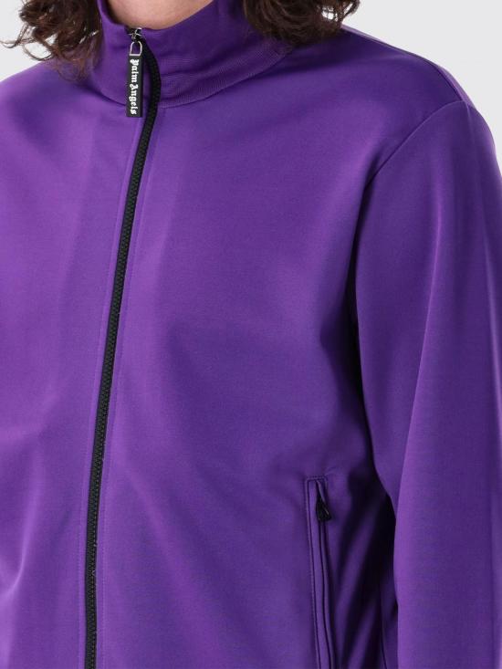 25FW 팜앤젤스 집업 니트 PMBD089S25FAB001 3703 Violet - PALM ANGELS