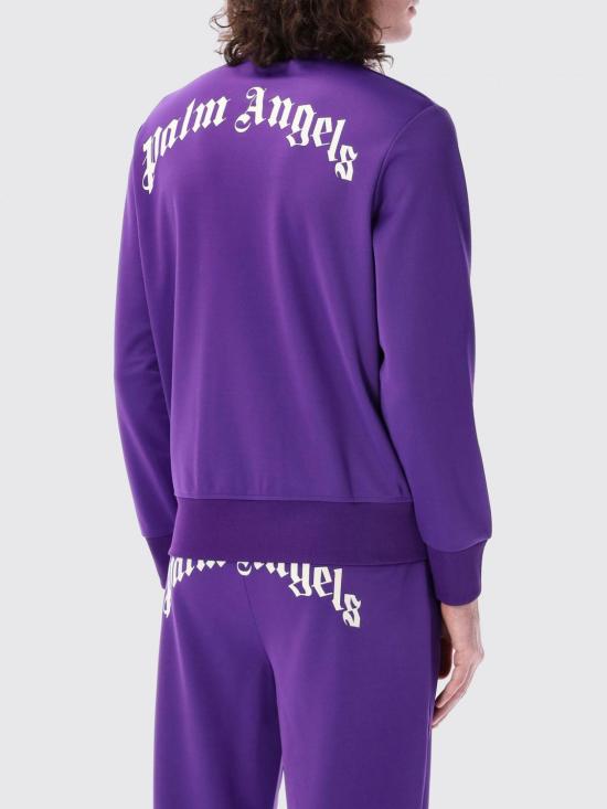 25FW 팜앤젤스 집업 니트 PMBD089S25FAB001 3703 Violet - PALM ANGELS