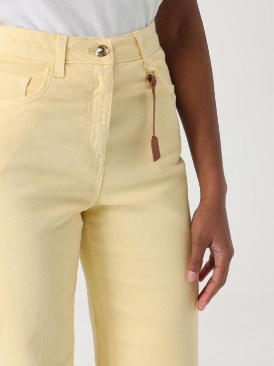 25FW 엘리자베타프랜치 데님 팬츠 PJ87D DC7 Yellow - ELISABETTA FRANCHI