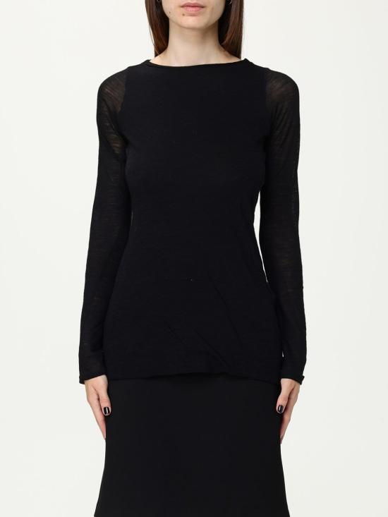 25FW 리비아나 콘티 긴팔 티셔츠 F5WH16 Y69 0 Black